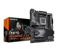 GIGABYTE X670 GAMING X AX Placa base - Compatible con AMD Ryzen 9000 Series CPUs, 16+2+2 Phases Digital VRM, up to 8000MHz DDR5 (OC), 1xPCIe 5.0 + 3xPCIe 4.0 M.2, Wi-Fi 6E, 2.5GbE LAN, USB 3.2 Gen 2x2