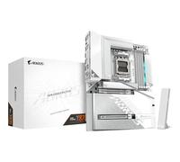 GIGABYTE X870 AORUS Stealth Ice Placa Base - Compatible con procesadores AMD Ryzen 9000, VRM Digital de 16+2+2 Fases, hasta 8200 MHz DDR5 (OC), 2 x PCIe 5.0 + 2 x PCIe 4.0, Wi-Fi 7, LAN 5 GbE, USB 4