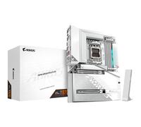 GIGABYTE X870 AORUS Stealth Ice Placa Base - Compatible con procesadores AMD Ryzen 9000, VRM Digital de 16+2+2 Fases, hasta 8200 MHz DDR5 (OC), 2 x PCIe 5.0 + 2 x PCIe 4.0, Wi-Fi 7, LAN 5 GbE, USB 4