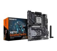 GIGABYTE X870 Gaming WIFI6 Placa Base - Compatible con CPUs AMD Ryzen 9000, VRM de 8+2+2 Fases, hasta 8000MHz DDR5 (OC), 1x PCIe 5.0, Wi-Fi 6, 2.5GbE LAN, USB 4