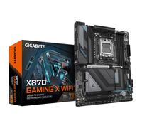 GIGABYTE X870 GAMING X WIFI7 Placa Base - Compatible con CPUs AMD Ryzen 9000, 16+2+2 fases VRM, hasta 8000MHz DDR5 (OC), 1xPCIe 5.0 + 2xPCIe 4.0, Wi-Fi 7, LAN 2.5GbE, USB 4