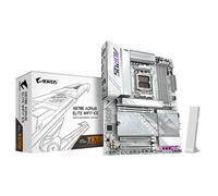 GIGABYTE X870E AORUS Elite WIFI7 Ice Placa Base - Soporta procesadores AMD Ryzen 9000, VRM Digital de 16+2+2 Fases, hasta 8200 MHz DDR5 (O.C.), 3X PCIe 5.0 + 1x PCIe 4.0, Wi-Fi 7, LAN 2.5 GbE, USB 4