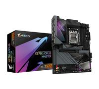 GIGABYTE X870E AORUS MASTER Placa Base - Compatible con CPUs AMD Ryzen 9000, 16+2+2 fases VRM digitales, hasta 8600MHz DDR5 (OC), 3xPCIe 5.0 + 1xPCIe 4.0, Wi-Fi 7, LAN 5GbE, USB 4