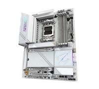 GIGABYTE X870E AORUS PRO ICE Placa Base - Soporta CPUs AMD Ryzen 9000, 16+2+2 Fases VRM Digital, hasta 8000MHz DDR5 (OC), 3xPCIe 5.0 + 1xPCIe 4.0, Wi-Fi 7, 2.5GbE LAN, USB 4