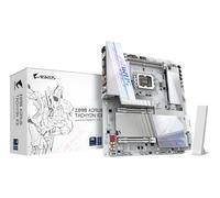 GIGABYTE Z890 AORUS Tachyon Ice Placa Base - Procesadores Intel Core Ultra (Serie 2), VRM de 18+1+2 Fases, hasta 9500 MHz DDR5 (O.C), 1 x PCIe 5.0 + 3 x PCIe 4.0, Wi-Fi 7, LAN 5 GbE, USB 3.2 Gen 2x2