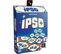 GIGAMIC IPSO - Juegos de Mesa - Juegos de Cartas a Partir de 7 años - Juego de Ambiente para niños, Familiares y Amigos - De 2 a 6 Jugadores - 15 min - Desfalsear, reemplazar, Scorez - Versión