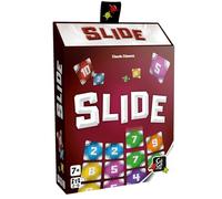 Gigamic Slide | Juego de cartas donde gana la puntuación más baja | 100 cartas, cuadrícula 4x4, 16 rondas | 15 minutos para jugar, 5 para aprender | Juego familiar de bolsillo para niños, adolescentes