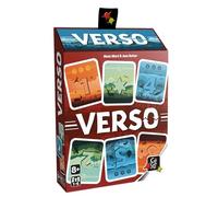 Gigamic - Verso - Un juego sencillo, inteligente y rápido - ¿Elige el reverso o la carta? - Para Toda la Familia - A partir de 8 Años.