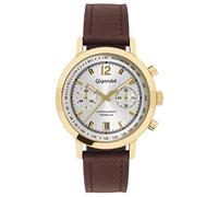 Gigandet Reloj Caballero Cronógrafo Cuarzo Analógico Cuero marrón Oscuro Tramelan G10-005