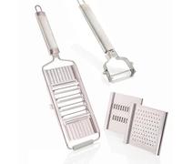 Gigant Muxels Rallador de 4 caras con pelador y recipiente recogedor