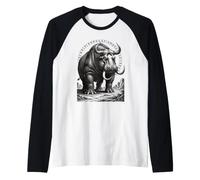 Gigante de la Bestia Primordial Camiseta Manga Raglan