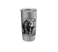 Gigante de la Bestia Primordial Vaso térmico de acero inoxidable de doble pared