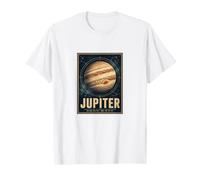 Gigante gaseoso Júpiter RA DEC Carta Estelar Astronomía Camiseta