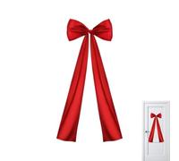 gigante para árbol de Navidad, 120 x 46 cm, decoración con | Lazos de Navidad para puerta, pared, escalera, interior y exterior, boda, cumpleaños, fiesta