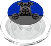Gigante Schnauzer Divertido Peeking Pocket Dog Lover PopSockets PopGrip para MagSafe