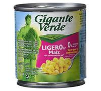 Gigante verde bipack lata de maíz dulce ligero% (0% sal) 2x160g
