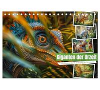 Giganten der Urzeit (Tischkalender 2026 DIN A5 quer), CALVENDO Monatskalender: Von den mächtigen Tyrannosaurus Rex bis hin zu den majestätischen ... und Schönheit dieser längst vergangenen Welt.