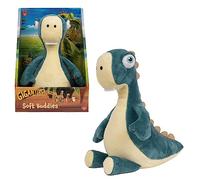 Gigantosaurus - Peluche del Dinosaurio Bill de 25 cm, Personaje de la Serie de Dibujos Animados Infantil, un Dino de Especie branquiosaurus, de Color Azul, niños y niñas +1 año, Famosa (GGN04600)