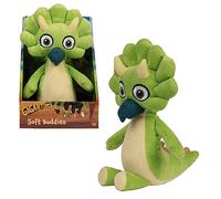 Gigantosaurus - Peluche del Dinosaurio Tiny de 25 cm, Personaje de la Serie de Dibujos Animados Infantil, un Dino de Especie Triceratops, de Color Verde, niños y niñas +1 año, Famosa (GGN04900)