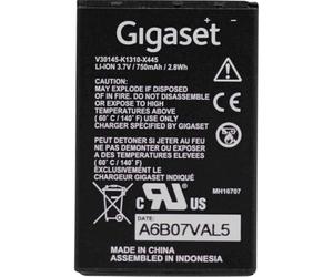 Gigaset 2310576 Battery, 3.7 V, 750 mAh Black