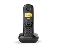 Gigaset A170 Analog/DECT telephone Negro Identificador de llamadas - Teléfono (Analog/DECT telephone, Terminal inalámbrico, 50 entradas, Identificador de llamadas, Negro) [Versión de Italia]