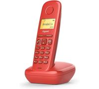 Gigaset A170 - Teléfono DECT inalámbrico - Pantalla Gráfica Iluminada - Fácil de Usar - Instalación Sencilla, Color Rojo [Versión Española]