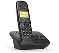 Gigaset a270a analog/dect telephone negro identificador de llamadas -