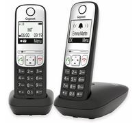 Gigaset A690 Duo Schnurlostelefon-Set schwarz NUEVO