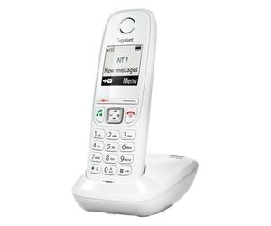 Gigaset AS405 - Teléfono Inalámbrico, Manos Libres, 100 Contactos, Pantalla gráfica iluminada 1.8", letra tamaño grande, Color Blanco