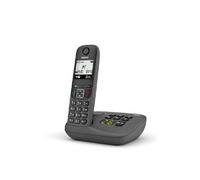 Gigaset AS490A Teléfono Analógico/Dect Identificador De Llamada Negro
