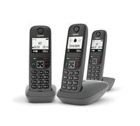 Gigaset AS490TRIO 3X Teléfono sin Cable 2" Altavoz Trio Negro