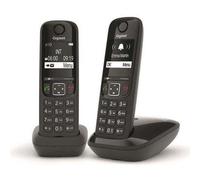 Gigaset AS690 Duo Teléfono Inalámbrico DECT Manos Libres Negro