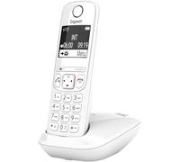 Gigaset AS690-Teléfono DECT inalámbrico-Gran Pantalla Gráfica - Calidad de audio superior - Perfiles de sonido ajustables - Función manos libres - Función no molestar, Color Blanco [Versión Española]