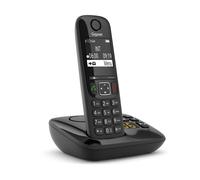 Gigaset as690a teléfono dect/analógico identificador de llamadas neg