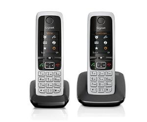 Gigaset C430 / C 430 Duo negro con un total de 2 auriculares