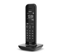 Gigaset CL394HX - Teléfono DECT con base de carga, diseño inalámbrico, router DECT, compatible con Fritzbox, marcación directa, protección llamadas no deseadas, negro