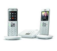 Gigaset CL660A Analog/DECT telephone Gris Identificador de llamadas - Teléfono (Analog/DECT telephone, Terminal inalámbrico, Altavoz, 400 entradas, Identificador de llamadas, Gris), [Versión francesa]