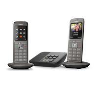Gigaset CL660A Duo Analog/DECT telephone Identificador de llamadas Gris - Teléfono [Versión importada: Podría presentar problemas de compatibilidad][Versión francesa]