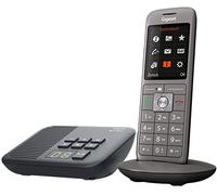 Gigaset CL660A - Teléfono inalámbrico Dect con contestador automático y Gran Pantalla TFT a Color, Metal Antracita, Caja 200 [versión Alemana]