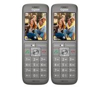 Gigaset CL660HX Analog/DECT telephone Identificador de llamadas Antracita, Negro - Teléfono (Analog/DECT telephone, Terminal inalámbrico, Altavoz, 400 entradas, Identificador de llamadas, Antracita, Negro)