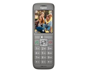 Gigaset CL660HX - Auricular DECT con Base de Carga - teléfono inalámbrico para Router y Base DECT - Compatible con Fritzbox - Antracita metálica