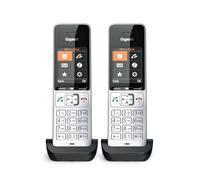 Gigaset Comfort 500HX Duo Téléphone Analog/dect Identification de l'appelant Noir, Argent