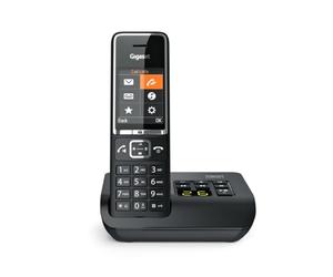 Gigaset Comfort 550A Ip Base Dect Telephone Caller Id Black, S30852-H3037-R104