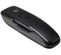 Gigaset DA210 - Teléfono con cable elástico - Espacio para 10 entradas de marcación rápida - Rellamada - Compatible con audífonos - Melodía y volumen del timbre ajustables - Color Negro