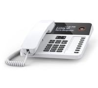 Gigaset desk 600 teléfono analógico identificador de llamadas blanco