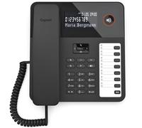 Gigaset desk 600 teléfono analógico identificador de llamadas negro