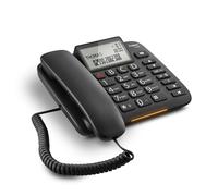 Gigaset dl380 teléfono analógico identificador de llamadas negro