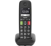 Gigaset E290 Duo Terminal telefónico analógico con identificador de Llamadas, Color Negro