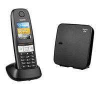 Gigaset Teléfono inalámbrico E630 DECT 50 m, 300 m, 150 entradas Negro