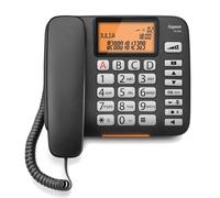 Gigaset Gigaset DL580 Teléfono analógico con pantalla iluminada, práctico e intuitivo